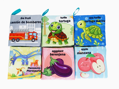 Libro de Tela Educativo x6