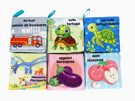 Libro de Tela Educativo x6