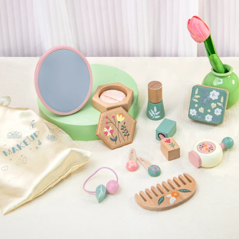 Set de Maquillaje Infantil de Madera
