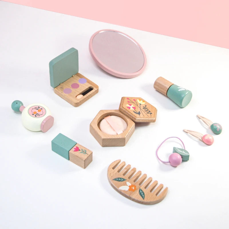 Set de Maquillaje Infantil de Madera