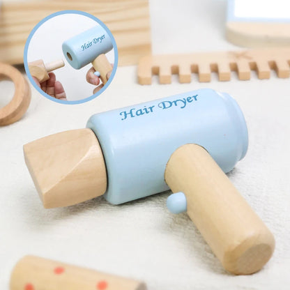 Set de Peluqueria de Madera