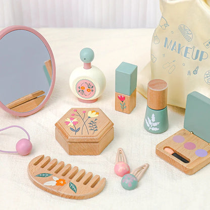 Set de Maquillaje Infantil de Madera