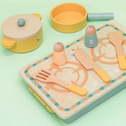 Set de Cocina Pequeña de Madera