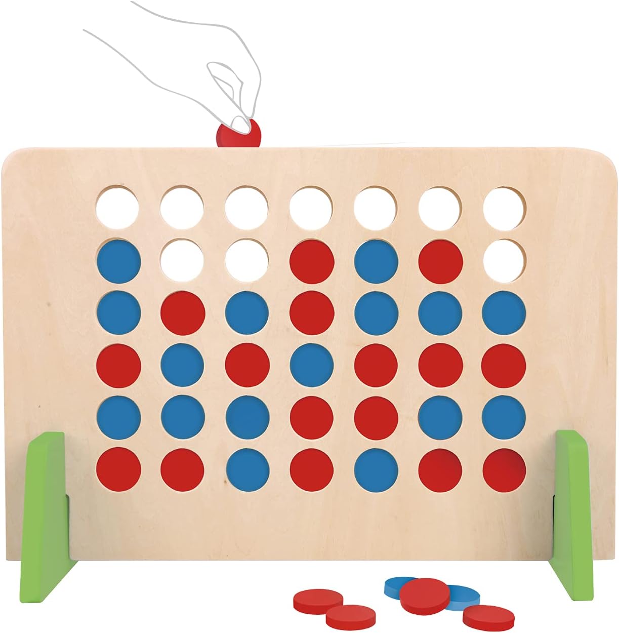 Juego 4 en Raya de Madera