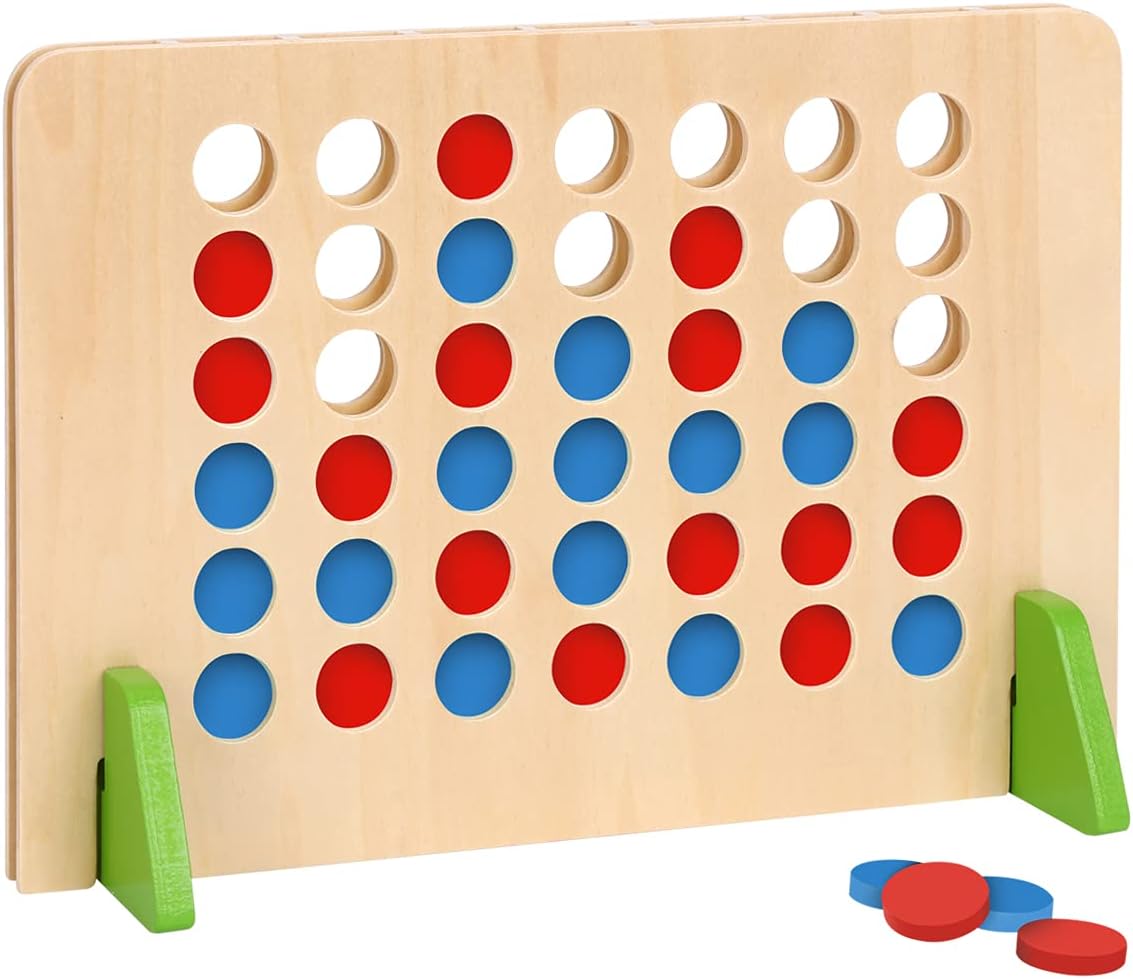 Juego 4 en Raya de Madera