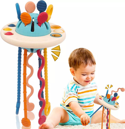 Móvil Jalador Mordedor Sensorial Montessori