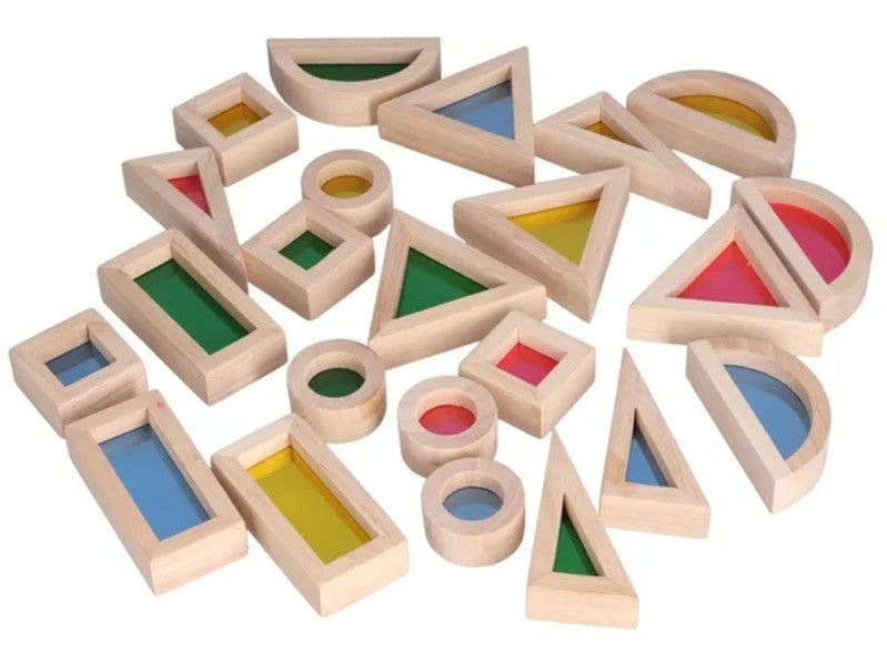 Bloques de Construccion de Madera Traslucidos