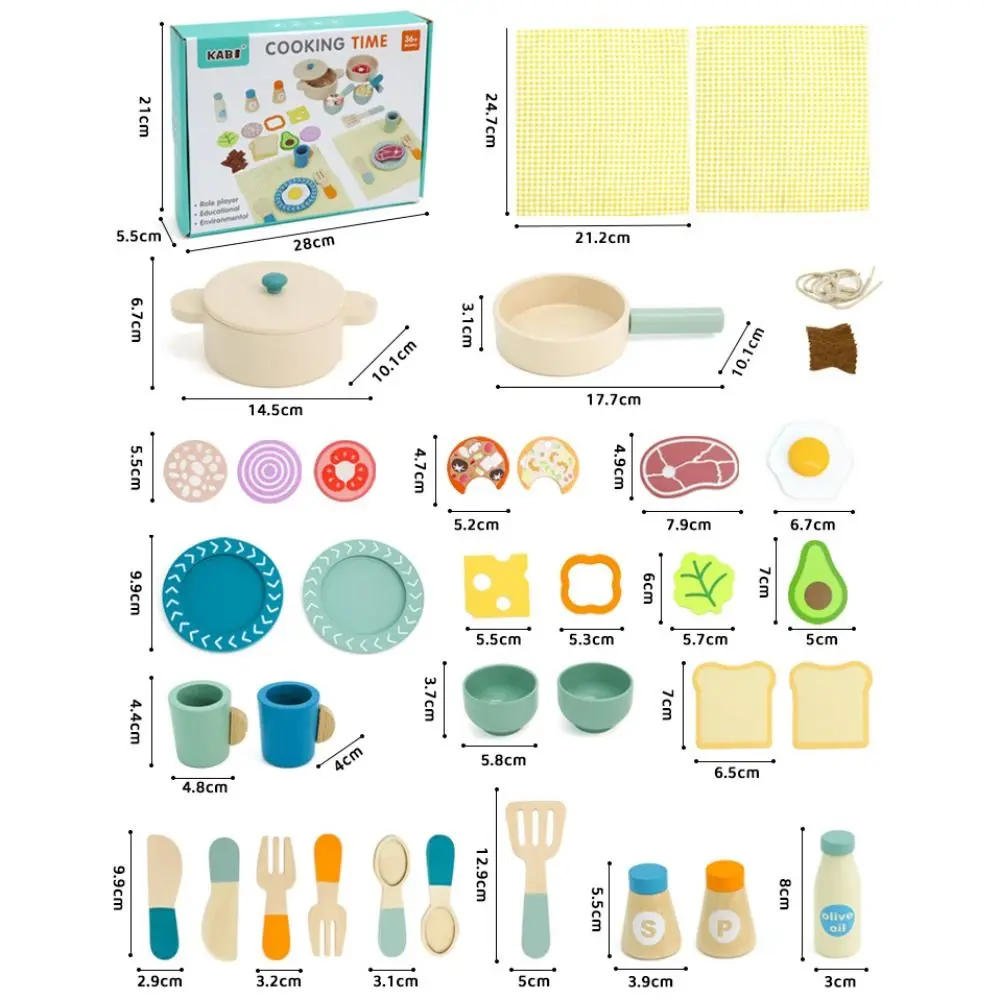 Juego de Set de Cocina Amarillo