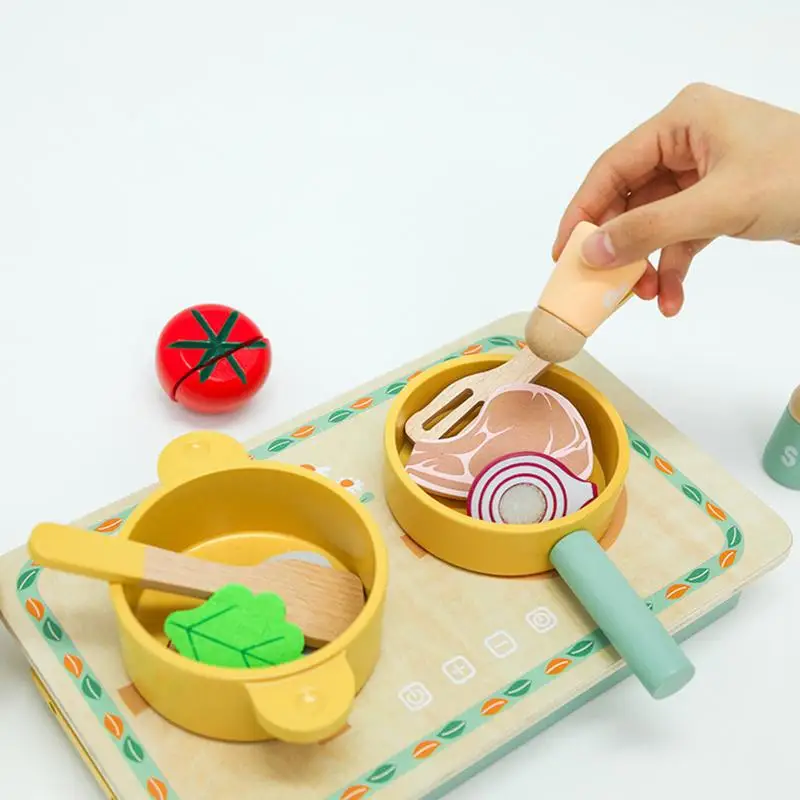 Set de Cocina Pequeña de Madera