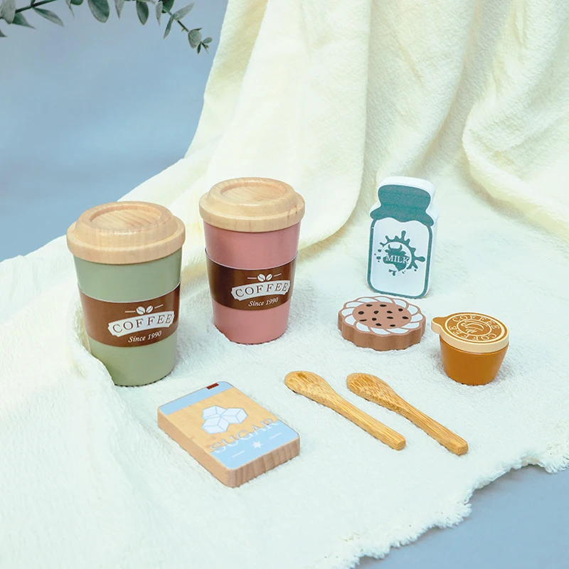 Juego de Café de Madera