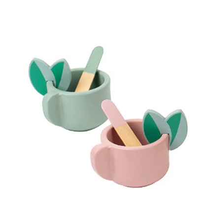 Juego de Pastel de Postre de Madera