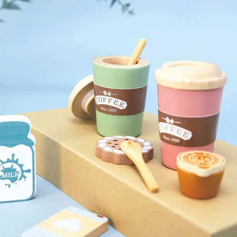 Juego de Café de Madera