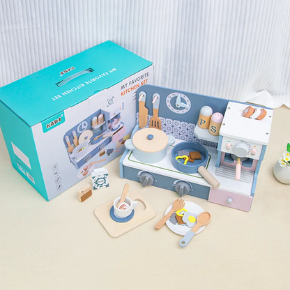 Juego de Cocina de Madera