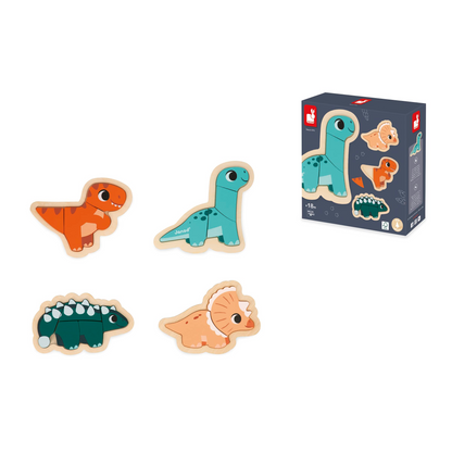 4 Rompecabezas Evolutivos - Dino
