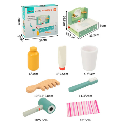 Juego de Lavadero de Madera