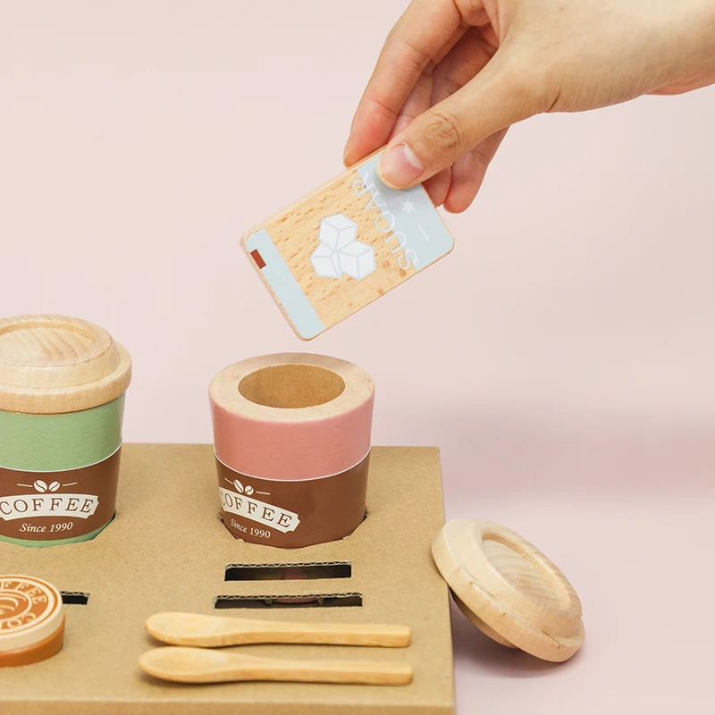 Juego de Café de Madera