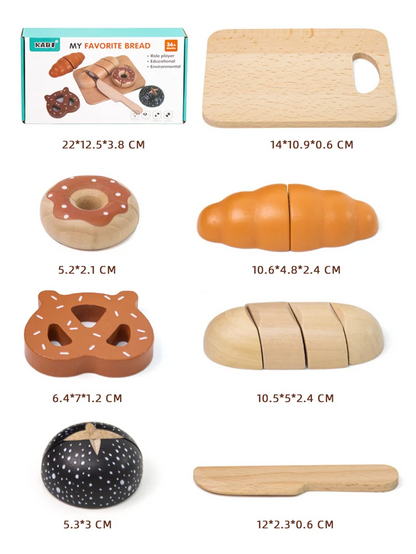 Juego de Panaderia de Madera